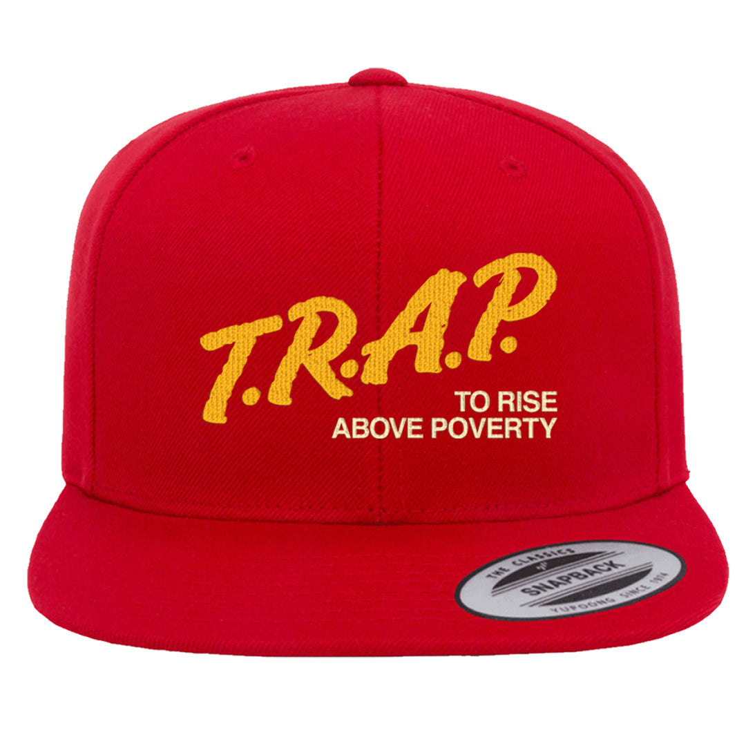 Sofvi 1s Snapback Hat | Trap To Rise Above Poverty, Red