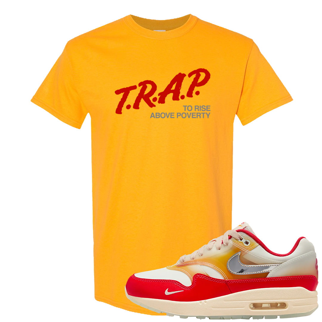 Sofvi 1s T Shirt | Trap To Rise Above Poverty, Gold