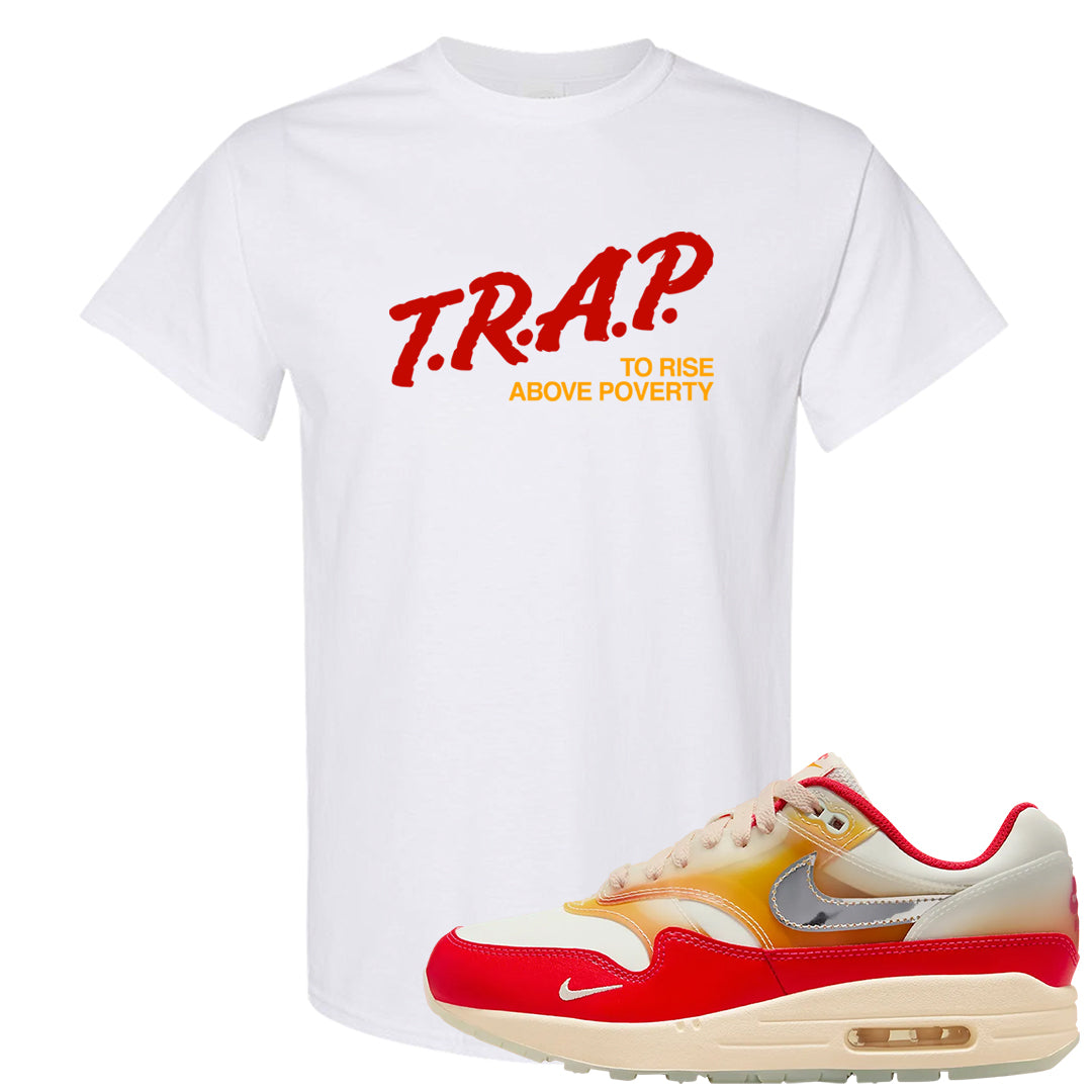Sofvi 1s T Shirt | Trap To Rise Above Poverty, White