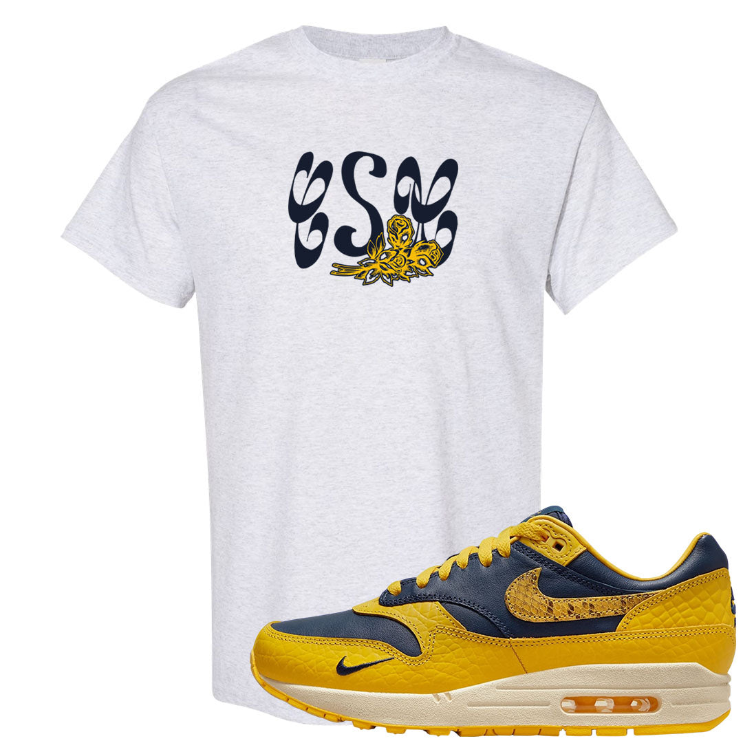Tokyo Yellow Snakeskin 1s T Shirt | Certified Sneakerhead, Ash