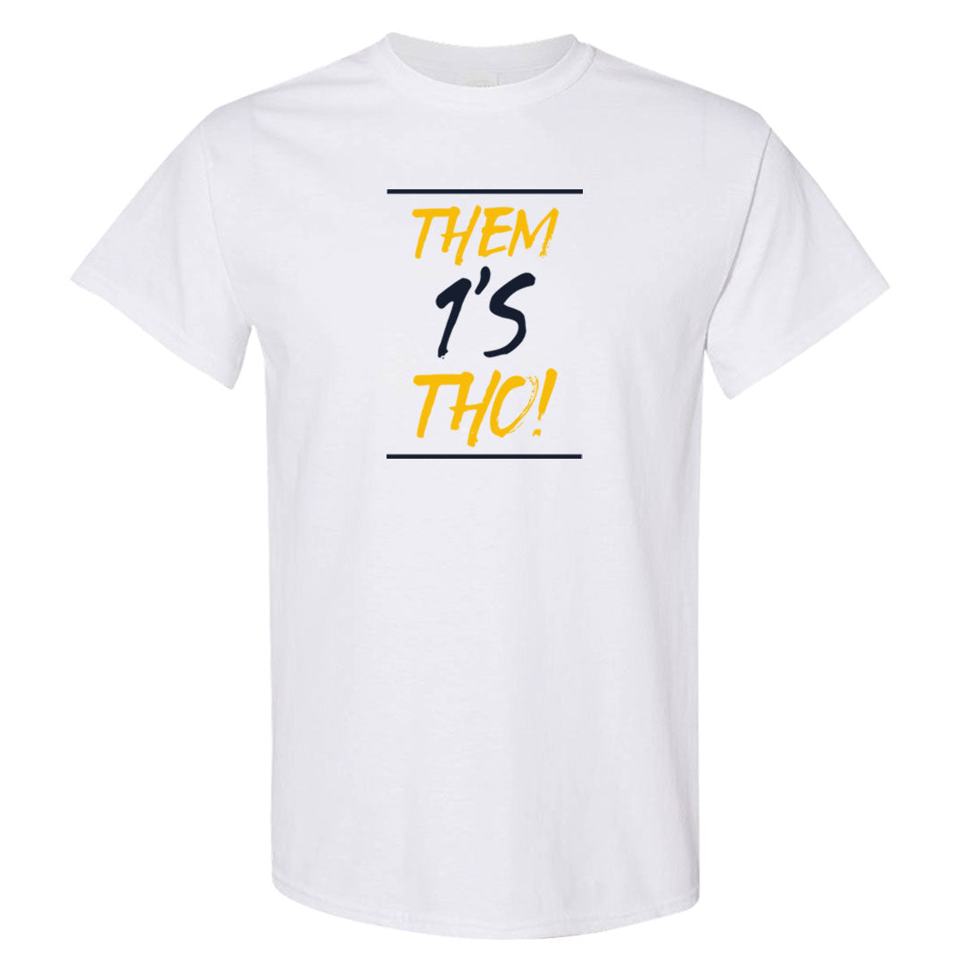 Tokyo Yellow Snakeskin 1s T Shirt | Them 1s Tho, White