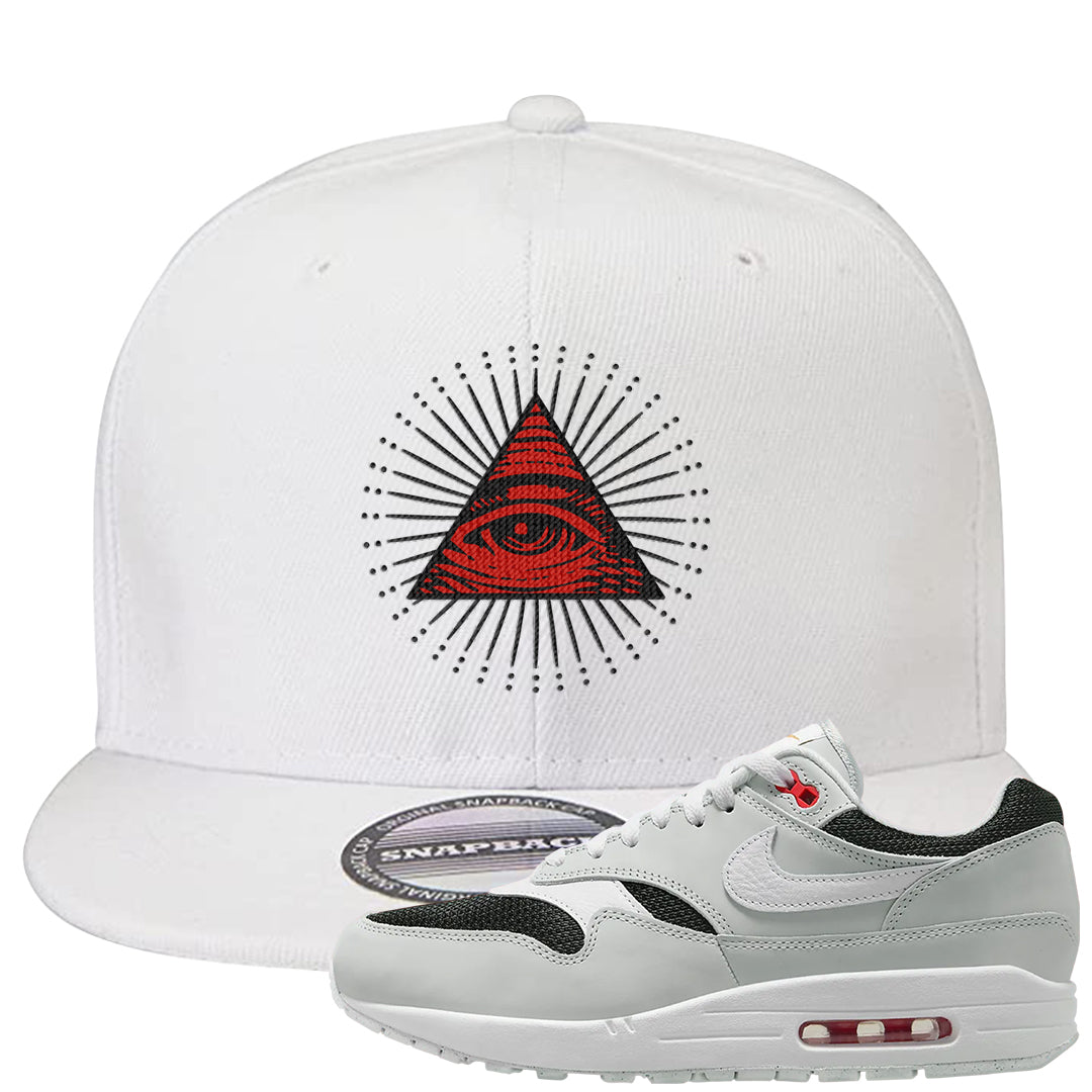 Urawa 1s Snapback Hat | All Seeing Eye, White