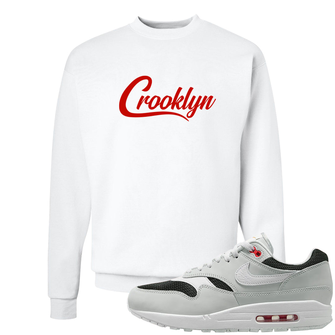 Urawa 1s Crewneck Sweatshirt | Crooklyn, White