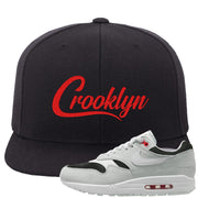 Urawa 1s Snapback Hat | Crooklyn, Black