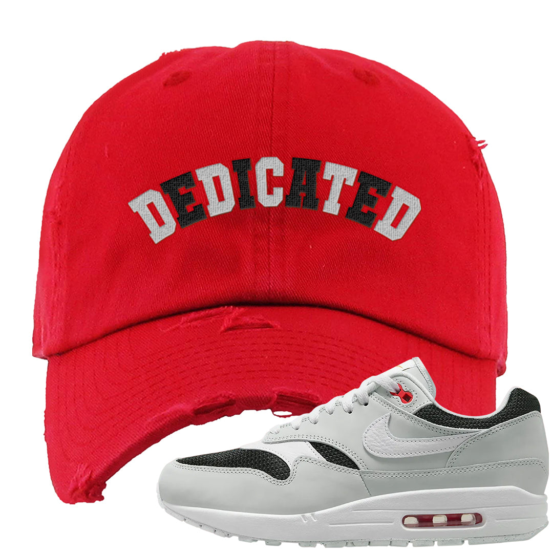 Urawa 1s Distressed Dad Hat | Dedicated, Red