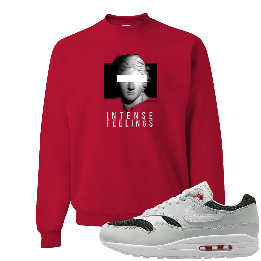 Urawa 1s Crewneck Sweatshirt | Intense Feelings, Red