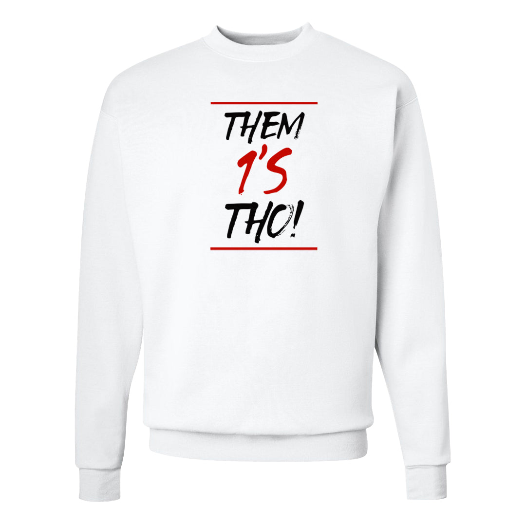 Urawa 1s Crewneck Sweatshirt | Them 1s Tho, White