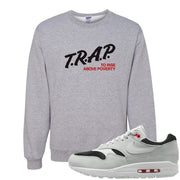 Urawa 1s Crewneck Sweatshirt | Trap To Rise Above Poverty, Ash