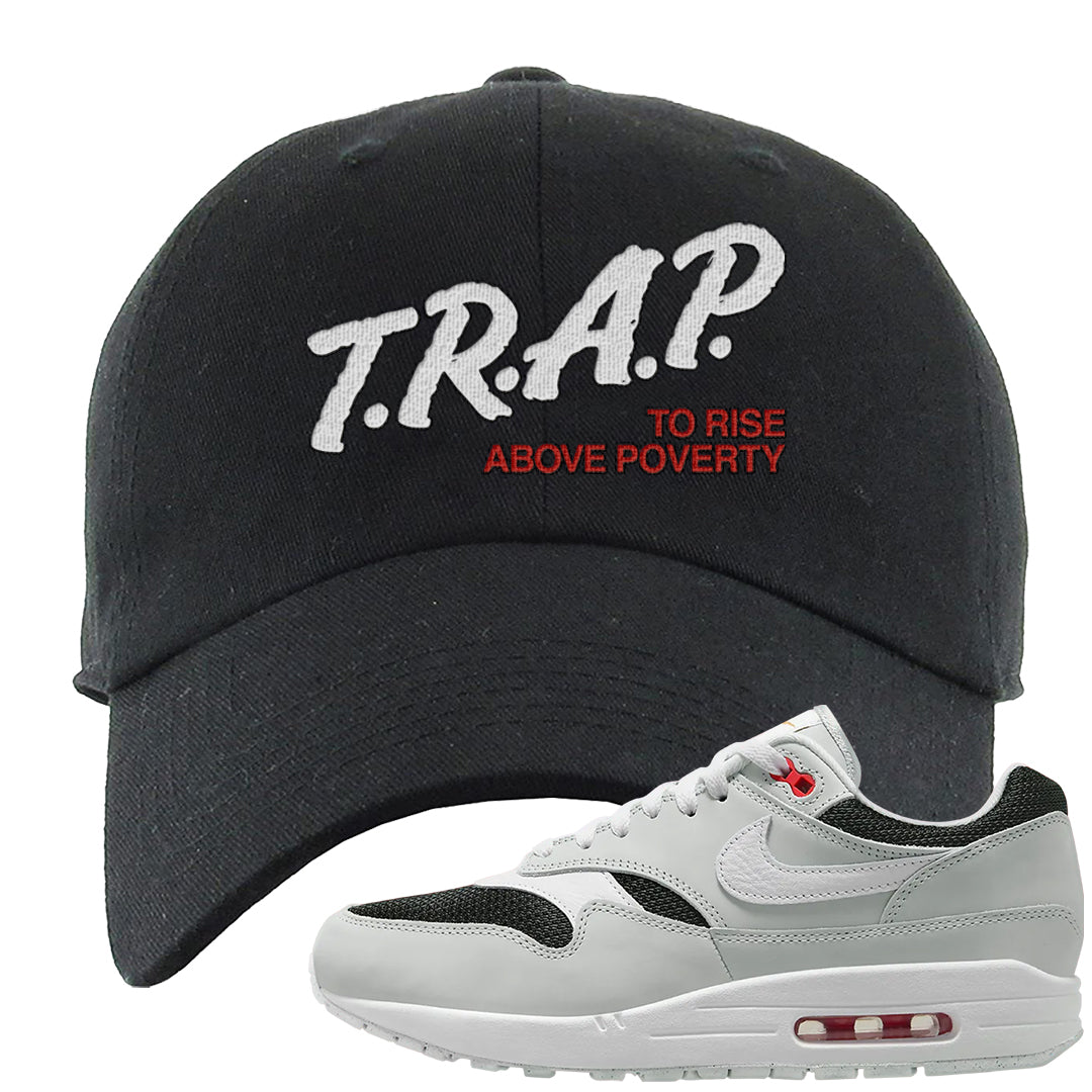 Urawa 1s Dad Hat | Trap To Rise Above Poverty, Black