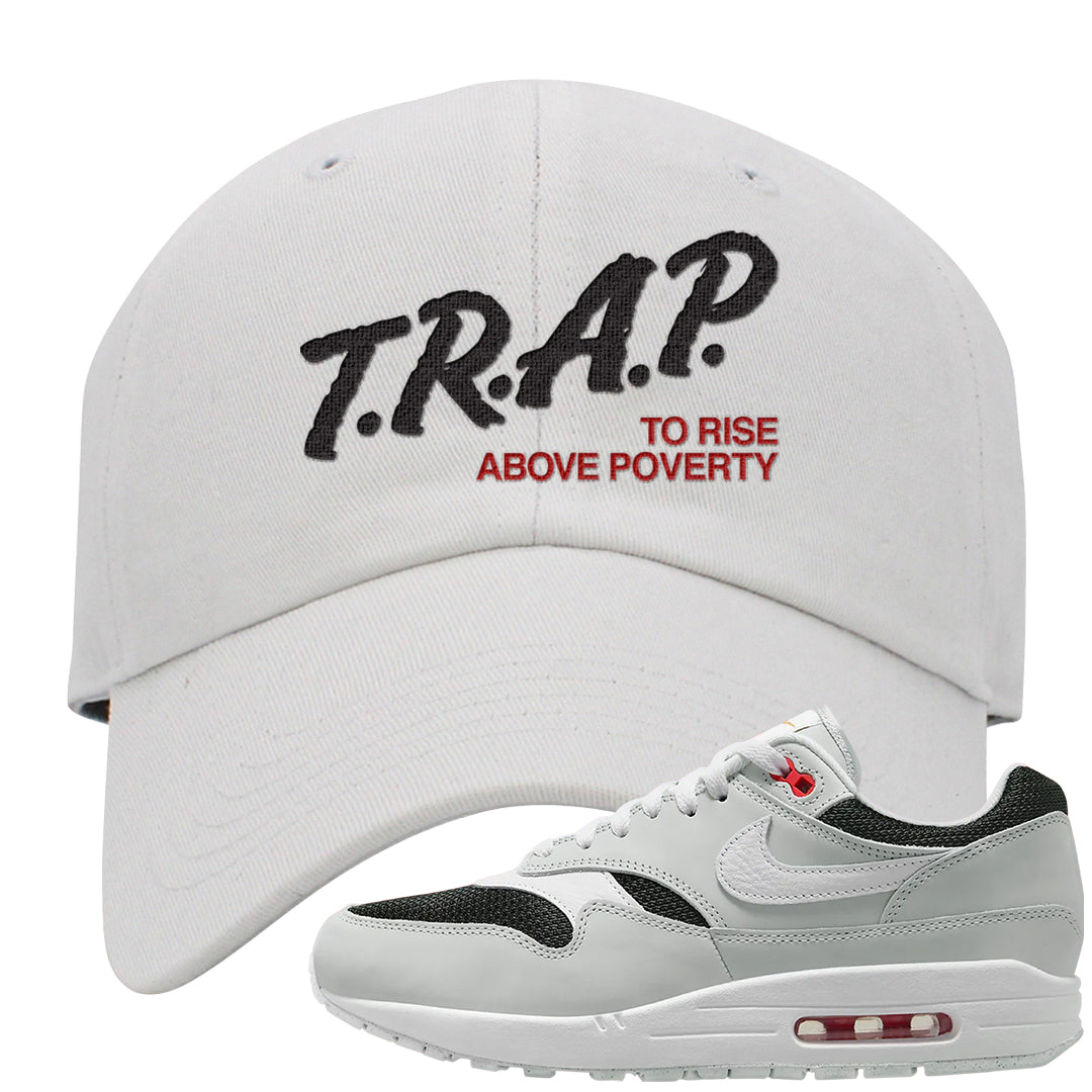 Urawa 1s Dad Hat | Trap To Rise Above Poverty, White