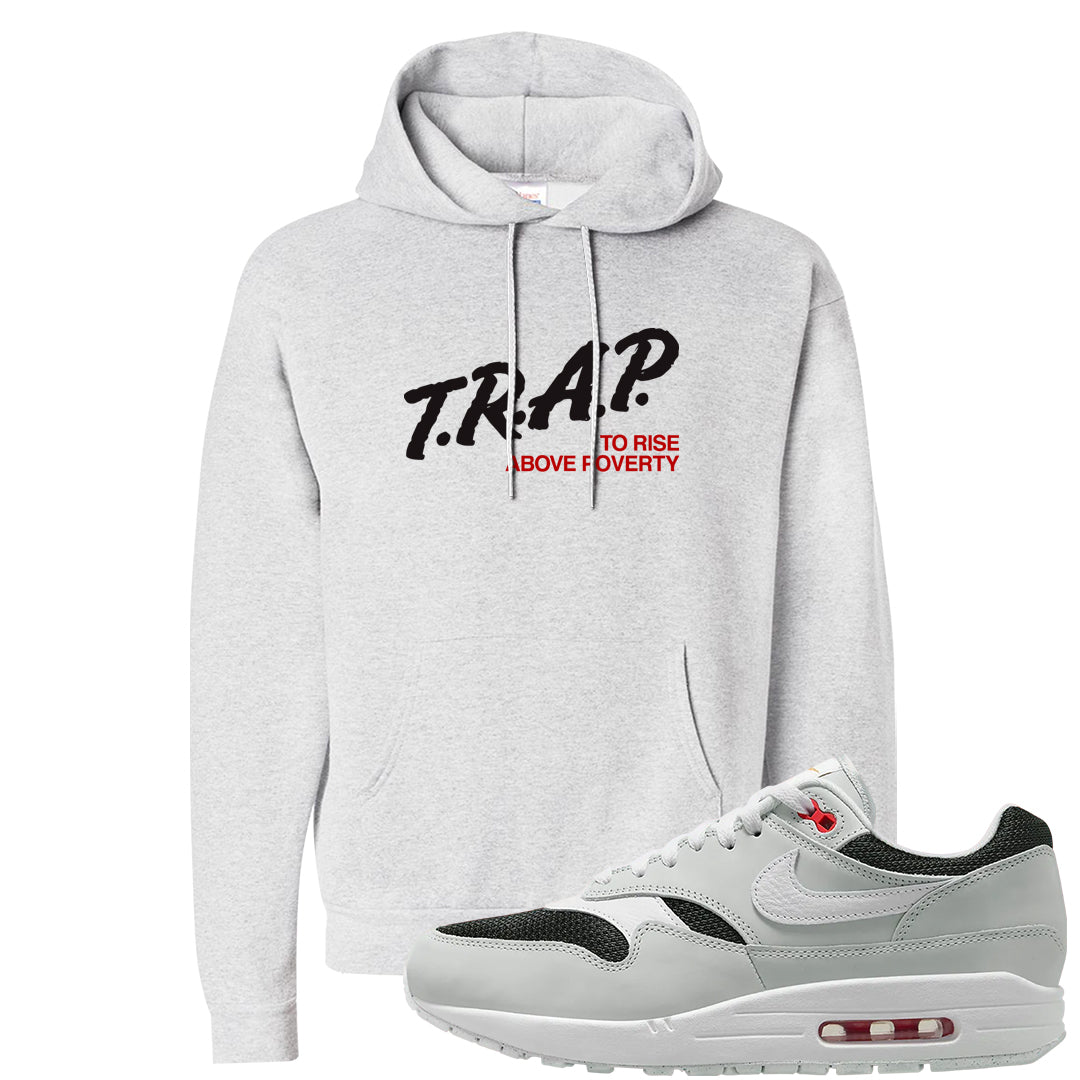 Urawa 1s Hoodie | Trap To Rise Above Poverty, Ash