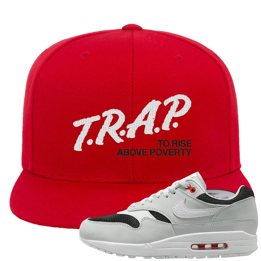 Urawa 1s Snapback Hat | Trap To Rise Above Poverty, Red