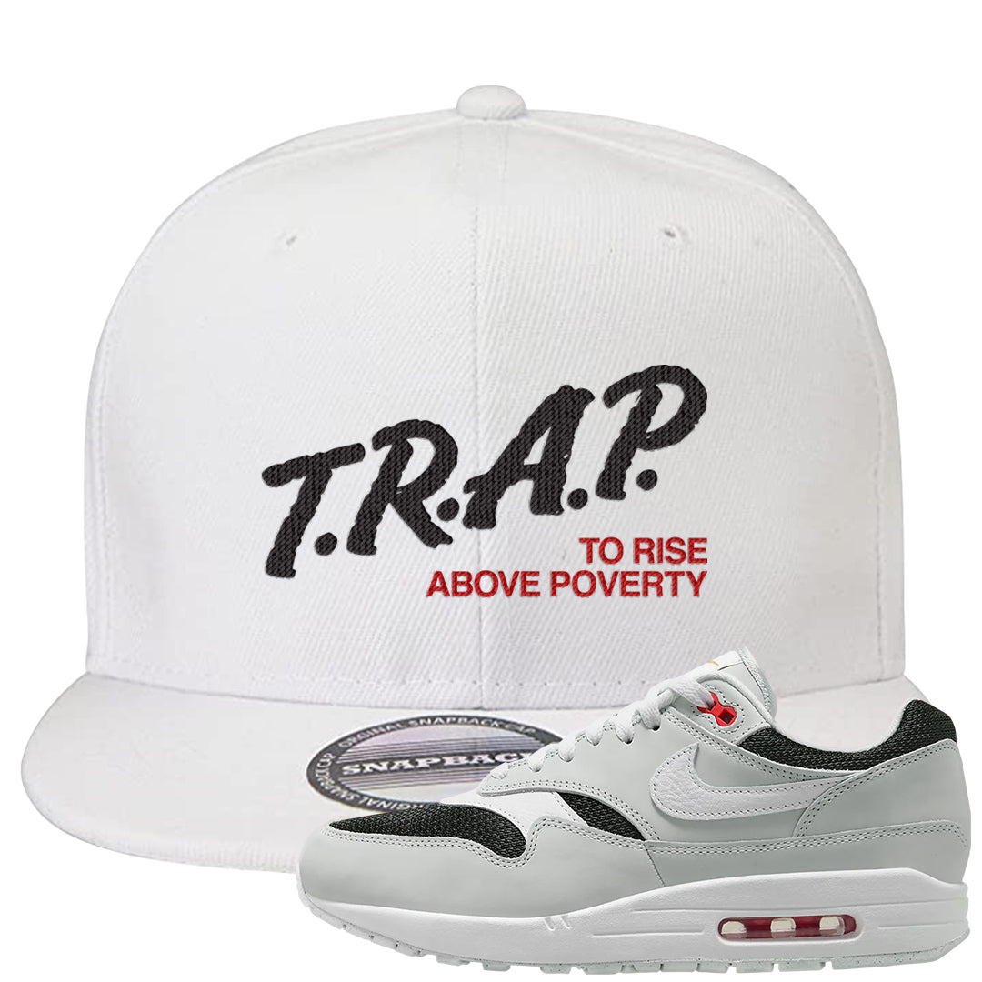 Urawa 1s Snapback Hat | Trap To Rise Above Poverty, White