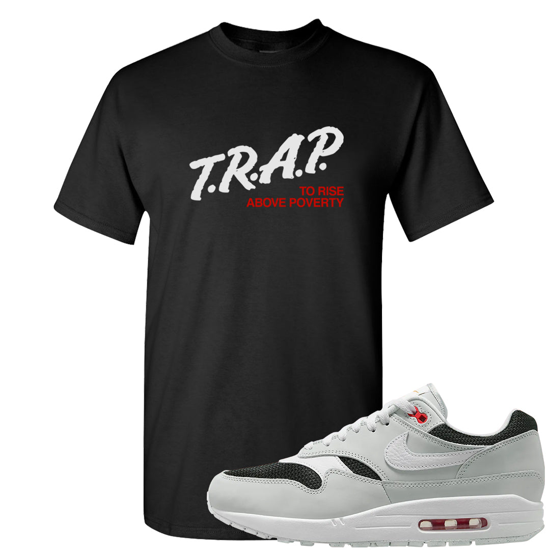 Urawa 1s T Shirt | Trap To Rise Above Poverty, Black