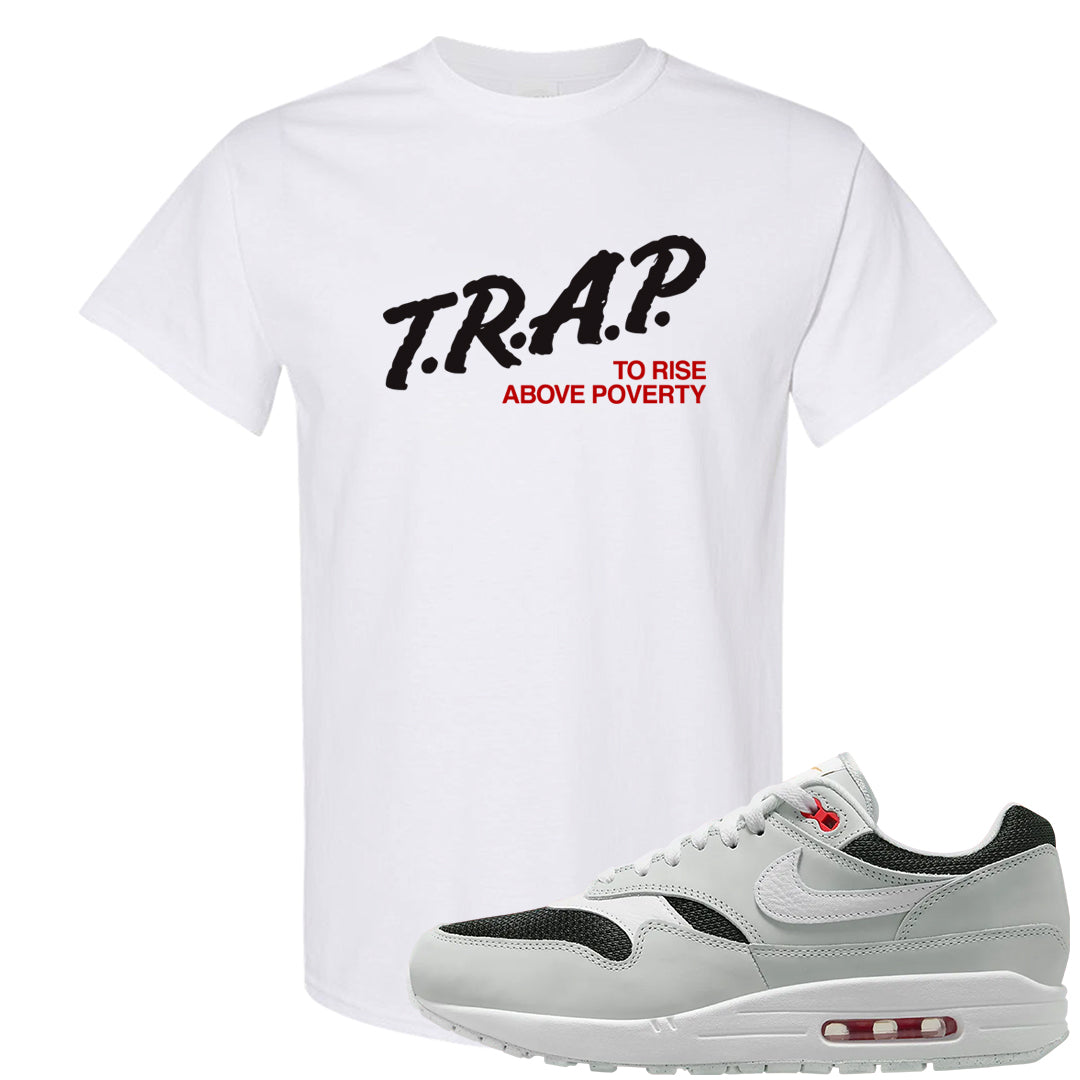 Urawa 1s T Shirt | Trap To Rise Above Poverty, White