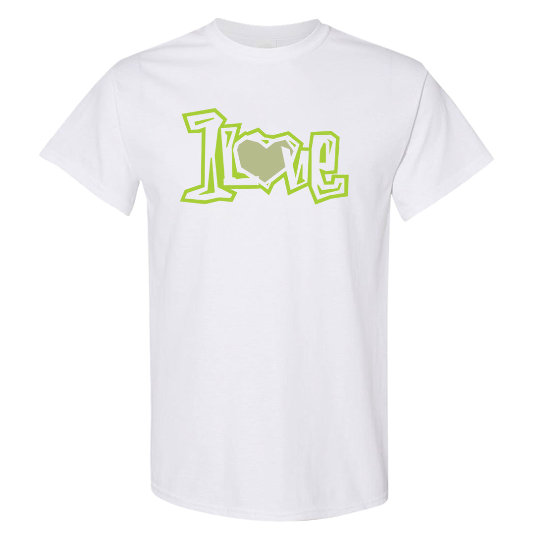 Volt Suede 1s T Shirt | 1 Love, White