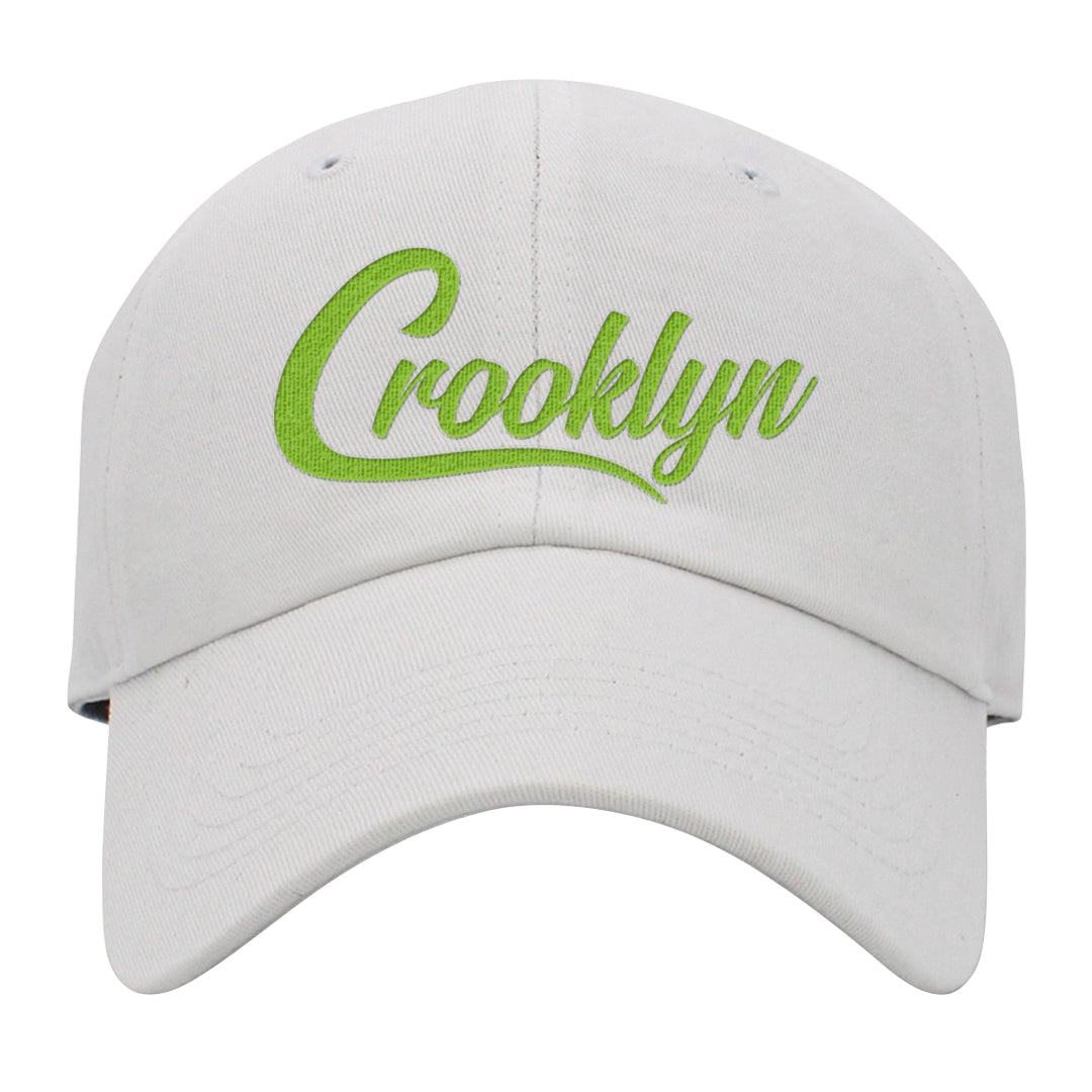 Volt Suede 1s Dad Hat | Crooklyn, White
