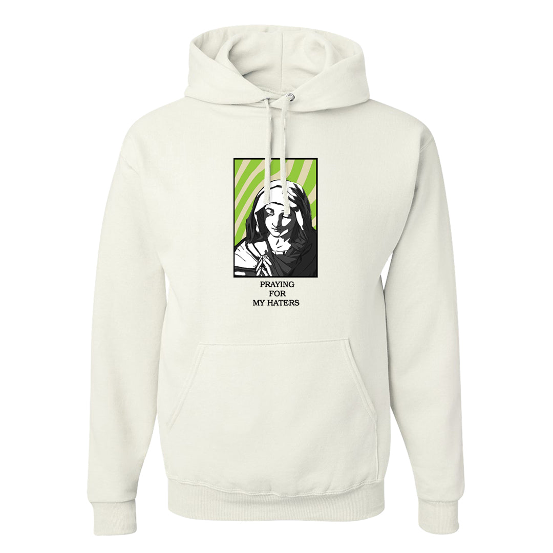 Volt Suede 1s Hoodie | God Told Me, White