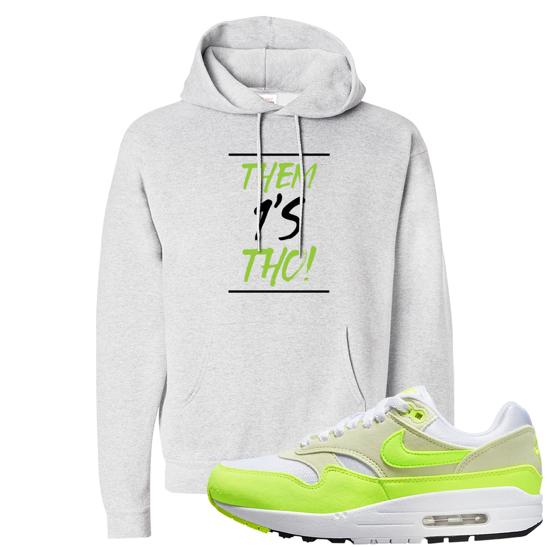 Volt Suede 1s Hoodie | Them 1s Tho, Ash