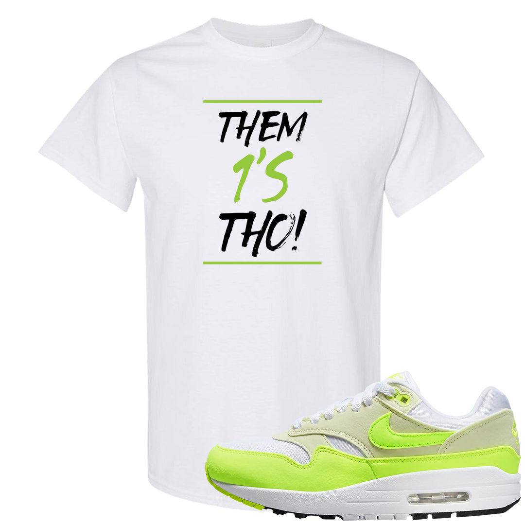 Volt Suede 1s T Shirt | Them 1s Tho, White