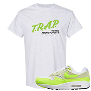 Volt Suede 1s T Shirt | Trap To Rise Above Poverty, Ash