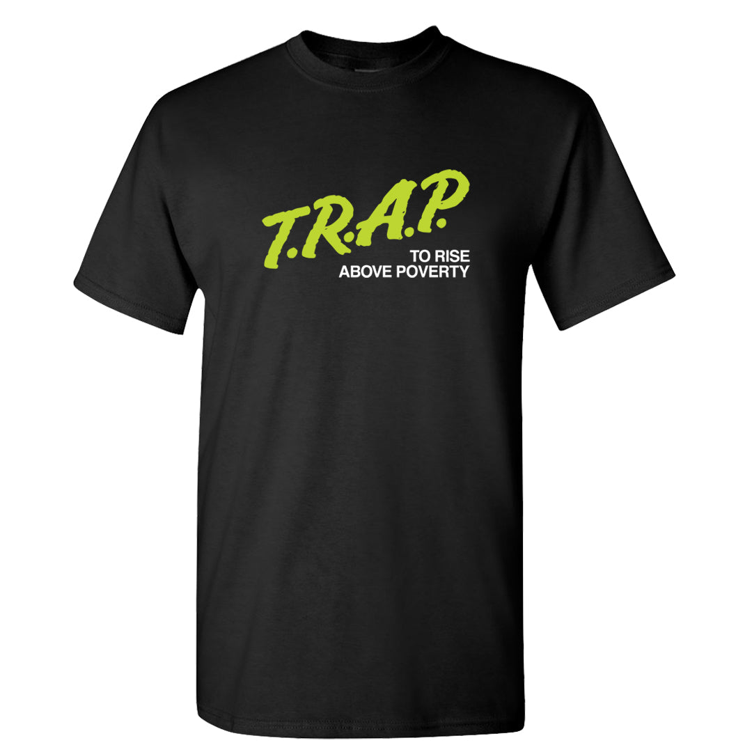 Volt Suede 1s T Shirt | Trap To Rise Above Poverty, Black