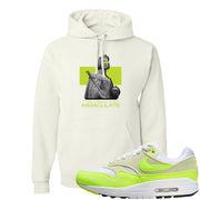 Volt Suede 1s Hoodie | The Vibes Are Immaculate, White