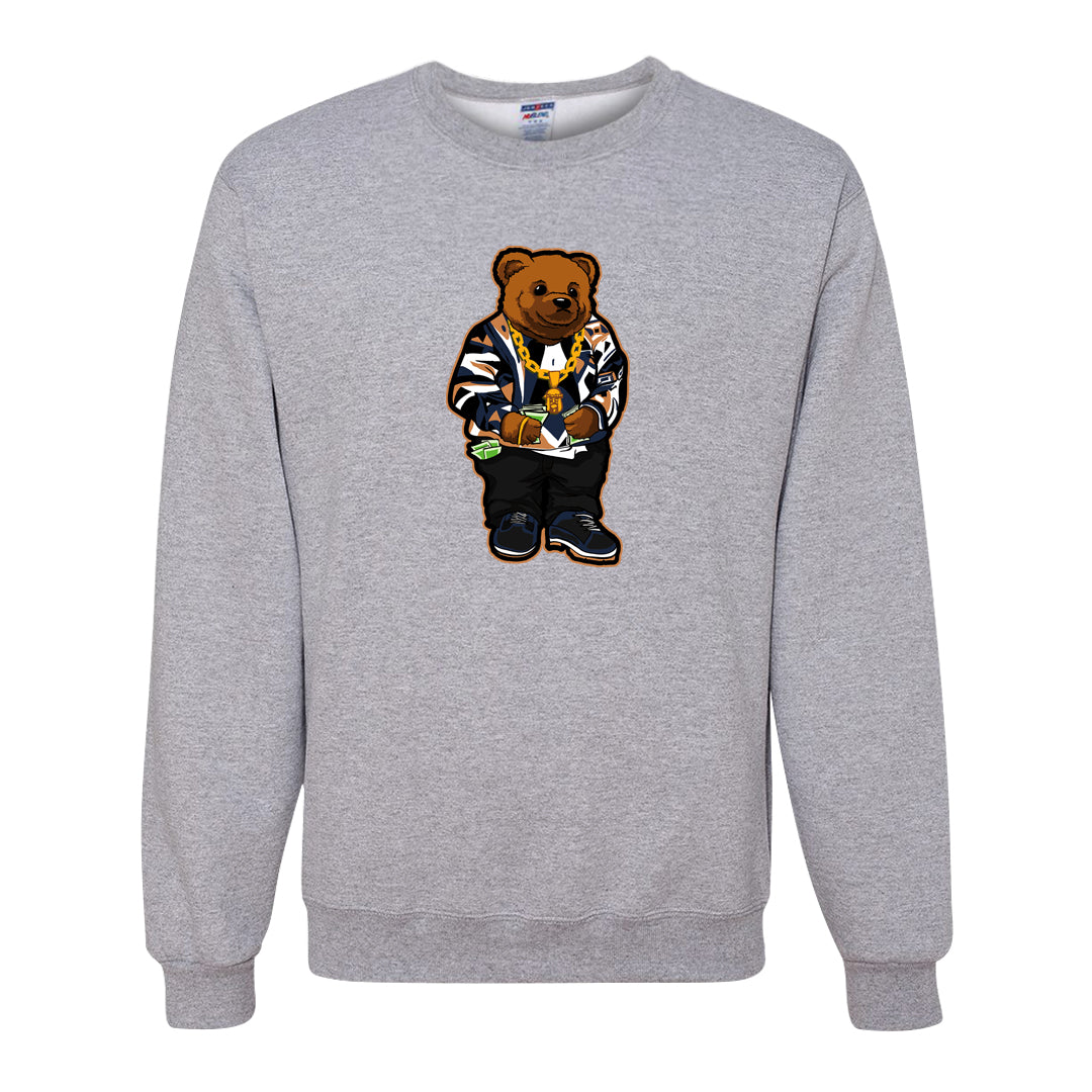 Midnight Navy 90s Crewneck Sweatshirt | Sweater Bear, Ash