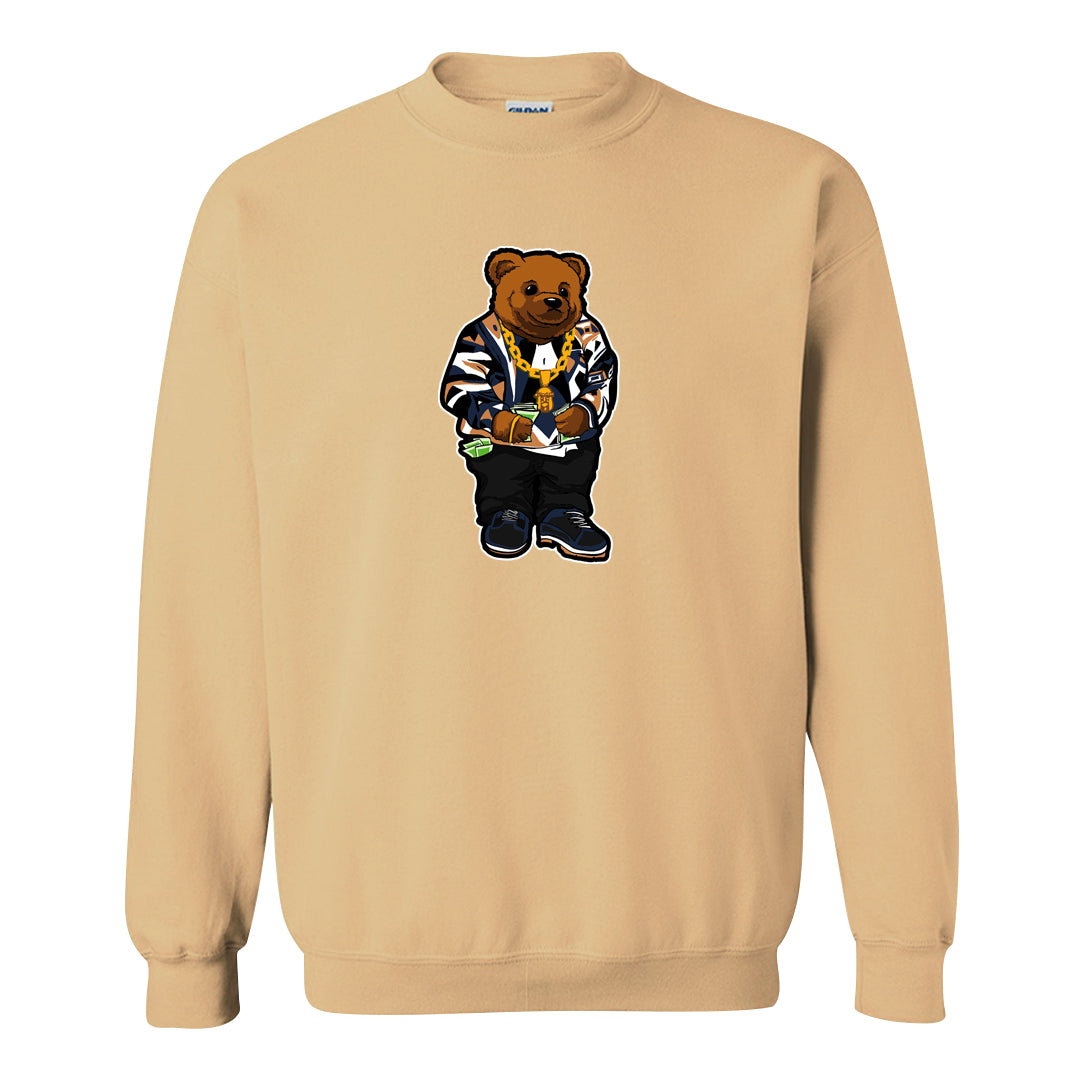 Midnight Navy 90s Crewneck Sweatshirt | Sweater Bear, Old Gold