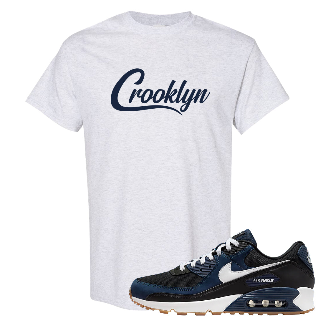 Midnight Navy 90s T Shirt | Crooklyn, Ash