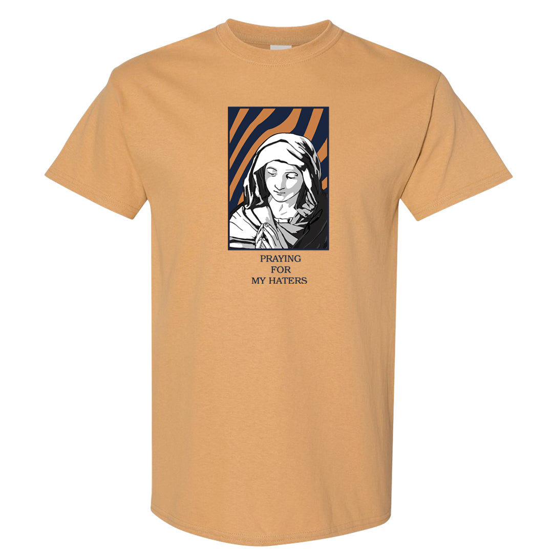 Midnight Navy 90s T Shirt | God Told Me, Old Gold