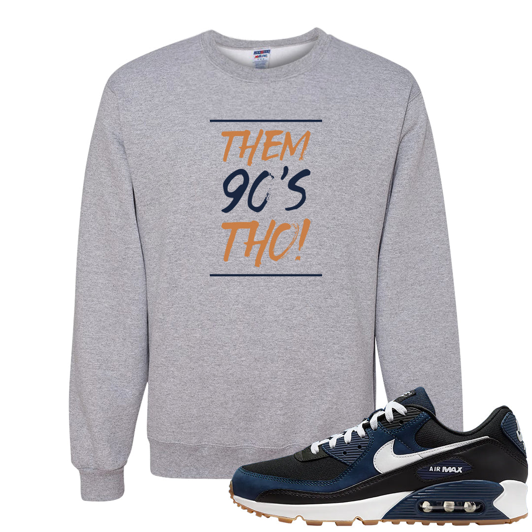 Midnight Navy 90s Crewneck Sweatshirt | Them 90's Tho, Ash