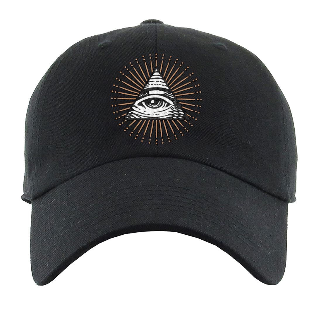 United In Victory 90s Dad Hat | All Seeing Eye, Black