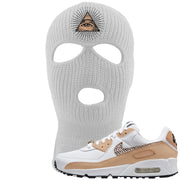 United In Victory 90s Ski Mask | All Seeing Eye, White