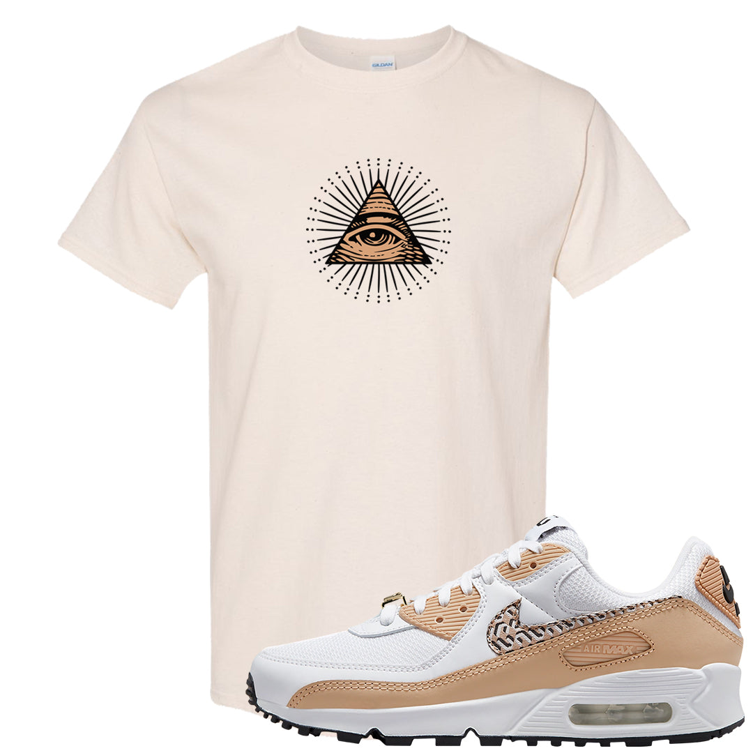 United In Victory 90s T Shirt | All Seeing Eye, Natural