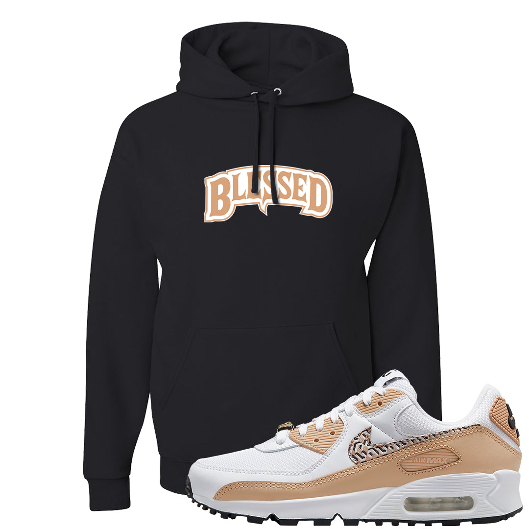 United In Victory 90s Hoodie | Blessed Arch, Black