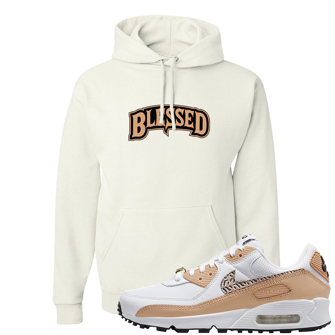 United In Victory 90s Hoodie | Blessed Arch, White
