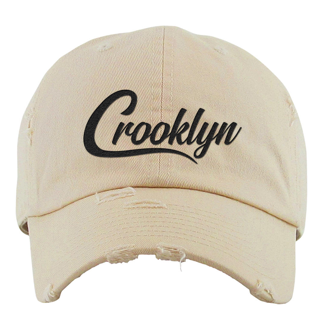 United In Victory 90s Distressed Dad Hat | Crooklyn, Ivory