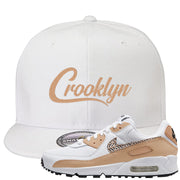 United In Victory 90s Snapback Hat | Crooklyn, White