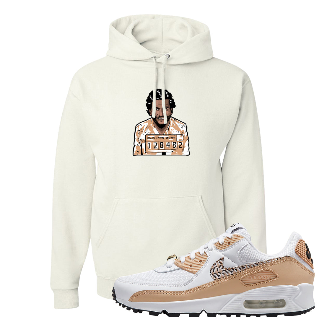 United In Victory 90s Hoodie | Escobar Illustration, White