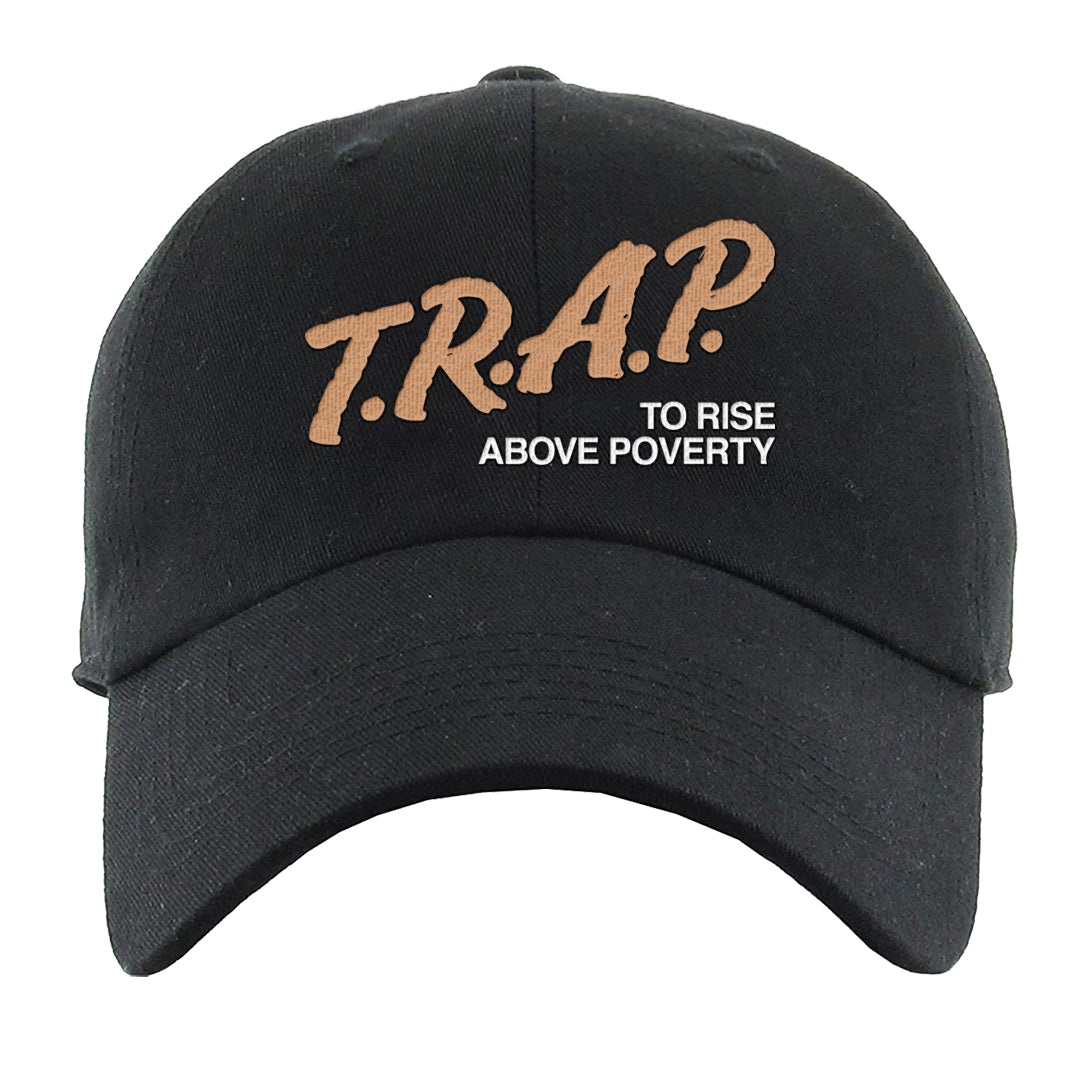 United In Victory 90s Dad Hat | Trap To Rise Above Poverty, Black