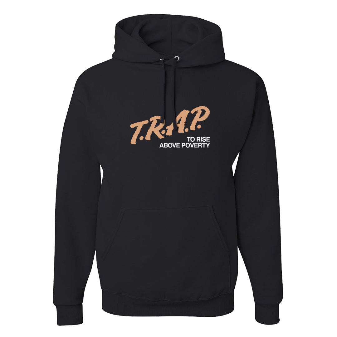 United In Victory 90s Hoodie | Trap To Rise Above Poverty, Black