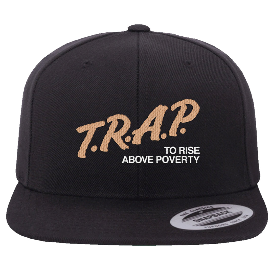 United In Victory 90s Snapback Hat | Trap To Rise Above Poverty, Black