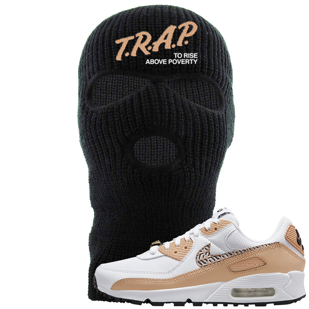 United In Victory 90s Ski Mask | Trap To Rise Above Poverty, Black
