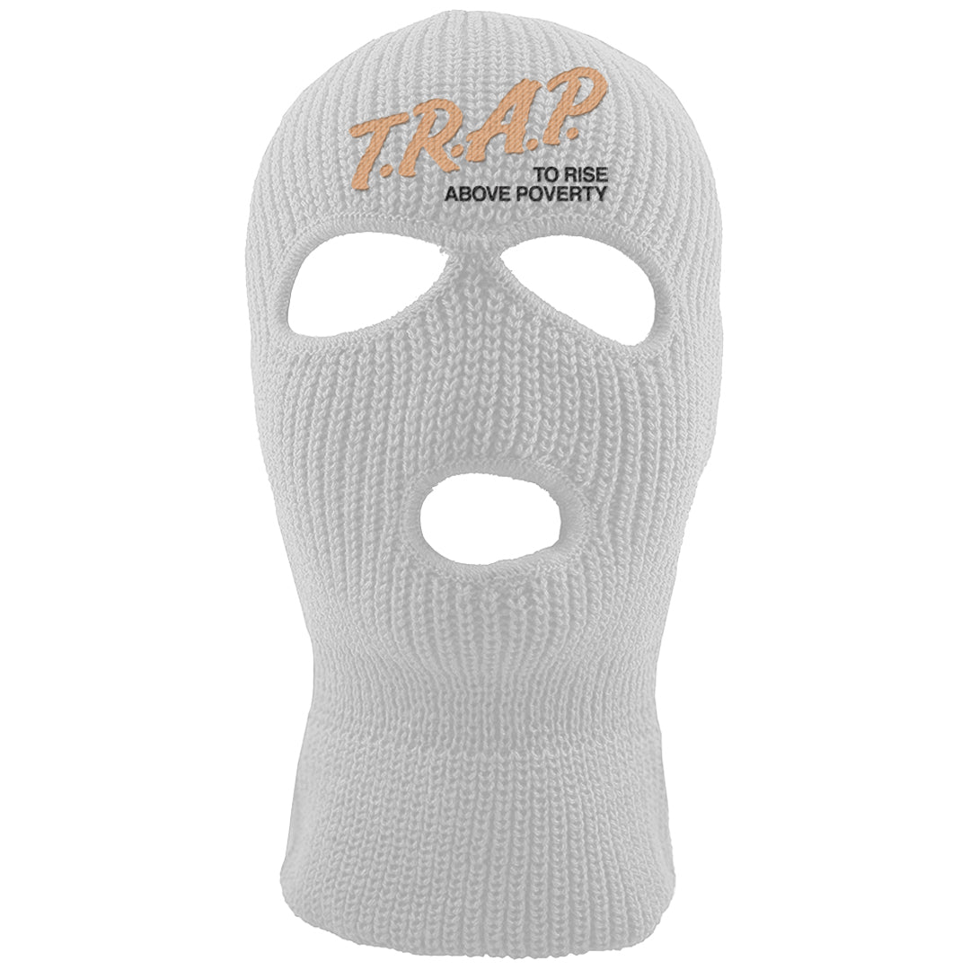 United In Victory 90s Ski Mask | Trap To Rise Above Poverty, White
