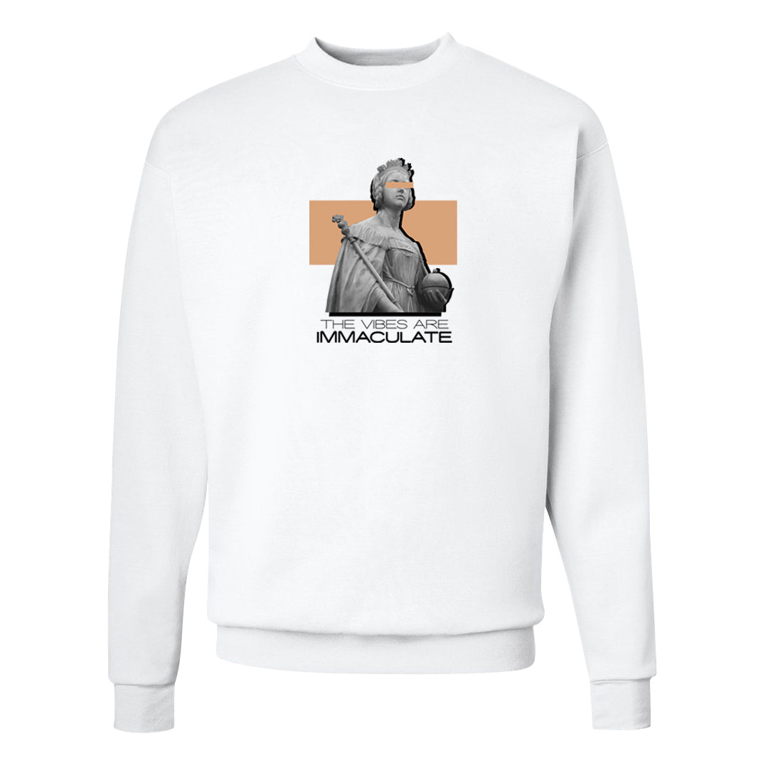 United In Victory 90s Crewneck Sweatshirt | The Vibes Are Immaculate, White