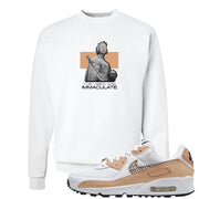 United In Victory 90s Crewneck Sweatshirt | The Vibes Are Immaculate, White
