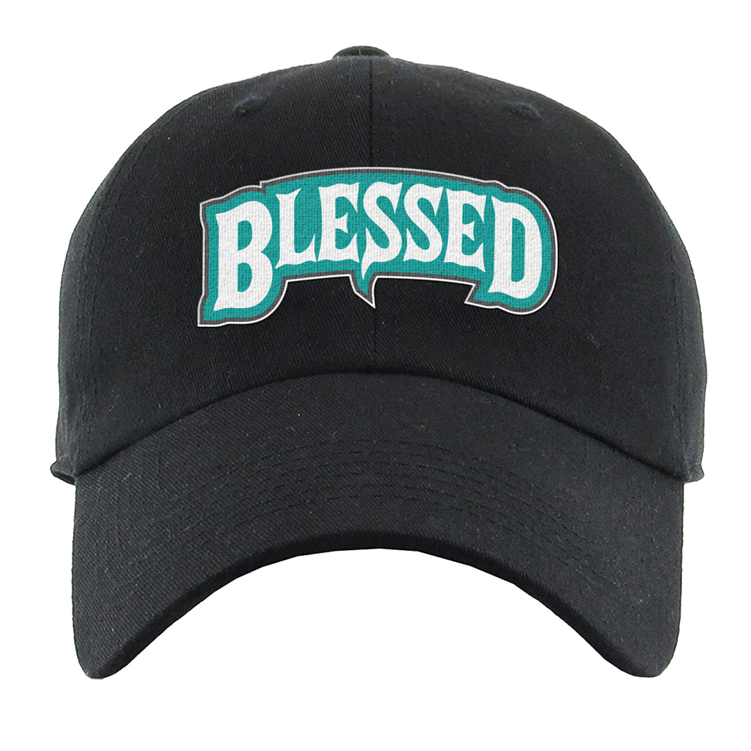 Stadium Green 95s Dad Hat | Blessed Arch, Black