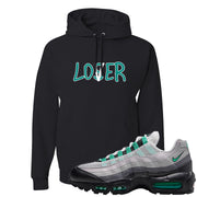 Stadium Green 95s Hoodie | Lover, Black