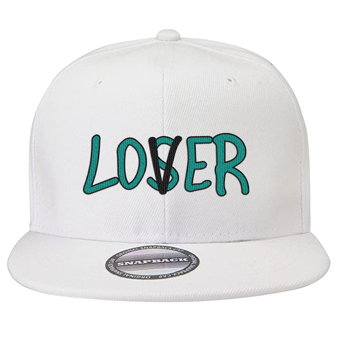 Stadium Green 95s Snapback Hat | Lover, White
